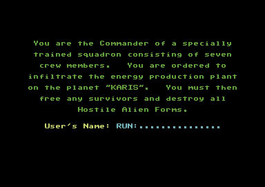 Force 7 screenshot 3 for Commodore 64